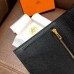 Hermes Bearn Compact Wallet In Black Epsom Leather