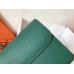 Hermes Malachite Epsom Constance Long Wallet