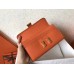 Hermes Orange Epsom Constance Long Wallet