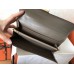 Hermes Taupe Epsom Constance Long Wallet