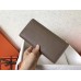 Hermes Taupe Epsom Constance Long Wallet