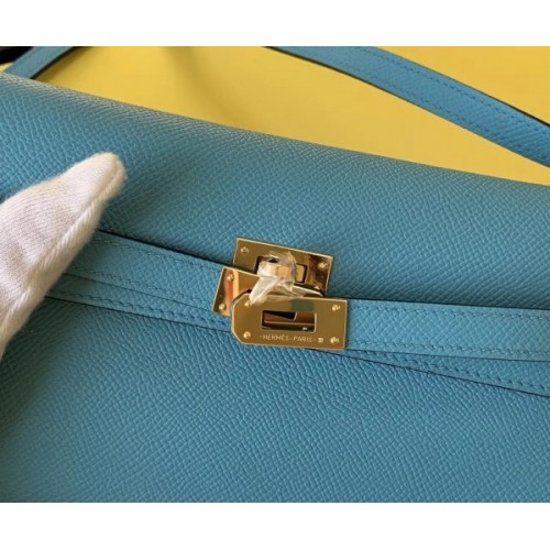 Hermes Kelly Classique To Go Wallet, In Bleu Royal, Blue Epsom Leather –  Found Fashion