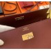 Hermes Kelly Classique To Go Wallet In Bordeaux Epsom Calfskin