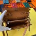 Hermes Kelly Classique To Go Wallet In Gold Epsom Calfskin