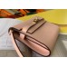 Hermes Kelly Classique To Go Wallet In Pink Epsom Calfskin