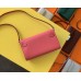 Hermes Kelly Classique To Go Wallet In Rose Lipstick Epsom Calfskin