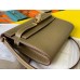 Hermes Kelly Classique To Go Wallet In Taupe Epsom Calfskin