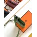 Hermes Kelly Classique To Go Wallet In Vert Criquet Epsom Calfskin