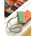 Hermes Kelly Classique To Go Wallet In Vert Criquet Epsom Calfskin