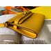 Hermes Kelly Classique To Go Wallet In Yellow Epsom Calfskin