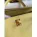 Hermes Kelly Sellier 25cm Handmade Bag In Jaune Poussin Epsom Calfskin