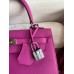 Hermes Kelly Sellier 25 Handmade Bag In Magnolia Epsom Calfskin