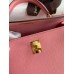 Hermes Kelly Sellier 25cm Handmade Bag In Rose Confetti Epsom Calfskin