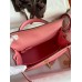 Hermes Kelly Sellier 25cm Handmade Bag In Rose Confetti Epsom Calfskin