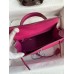 Hermes Kelly Sellier 25 Handmade Bag In Rose Purple Epsom Calfskin