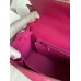 Hermes Kelly Sellier 25 Handmade Bag In Rose Purple Epsom Calfskin