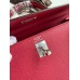 Hermes Kelly Sellier 25 Handmade Bag In Ruby Epsom Calfskin
