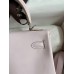 Hermes Kelly Retourne 25 Handmade Bag In Mauve Pale Swift Calfskin