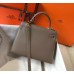 Hermes Kelly 25cm Sellier Bag In Taupe Epsom Leather