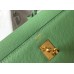 Hermes Kelly 25cm Sellier Bag In Vert Criquet Epsom Leather