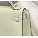 Hermes Kelly 25cm Sellier Bag In Vert Fizz Epsom Leather