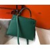 Hermes Kelly 28cm Sellier Bag In Malachite Epsom Leather