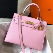 Hermes Kelly 28cm Sellier Bag In Mauve Sylvestre Epsom Leather Hermes Kelly 28cm Sellier Bag In Mauve Sylvestre Epsom Leather