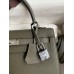 Hermes Kelly Sellier 28 Handmade Bag In Vert De Gris Epsom Calfskin