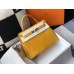 Hermes Kelly 28cm Bag In Yellow Embossed Crocodile GHW