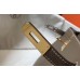 Hermes Taupe Clemence Kelly 28cm Bag