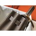 Hermes Taupe Clemence Kelly 28cm Bag