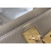 Hermes Tourterelle Clemence Kelly 28cm Handmade Bag