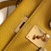 Hermes Kelly 28cm Retourne Bag In Soleil Clemence Leather