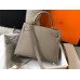 Hermes Gris Asphalt Epsom Kelly 28cm Sellier Bag GHW