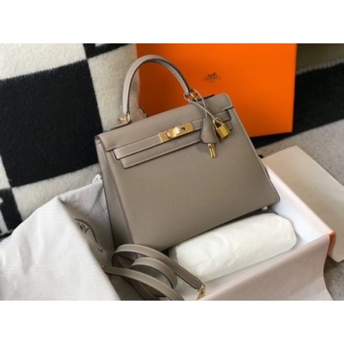 Hermes kelly28 sellier Gris Asphalt GHW in Epsom, Luxury, Bags & Wallets on  Carousell