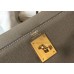 Hermes Gris Asphalt Epsom Kelly 28cm Sellier Bag GHW