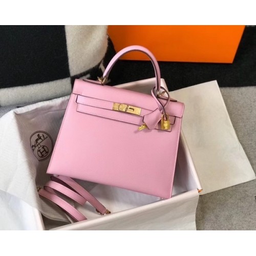 Hermes Kelly 28 Verso Biscuit/Mauve Sylvestre Epsom Palladium Hardware -  Vendome Monte Carlo