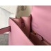 Hermes Kelly 28cm Sellier Bag In Mauve Sylvestre Epsom Leather