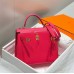 Hermes Kelly 28cm Sellier Bag In Rose Extreme Epsom Leather