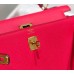 Hermes Kelly 28cm Sellier Bag In Rose Extreme Epsom Leather