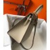 Hermes Kelly 28cm Sellier Bag In Tourterelle Epsom Leather