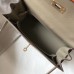 Hermes Kelly 28cm Sellier Bag In Tourterelle Epsom Leather