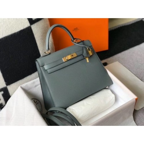 Hermes Kelly 28 Vert Amande - Y Stamp - THE PURSE AFFAIR