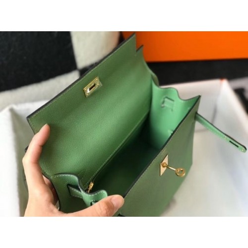 Hermès Kelly Danse Vert Criquet