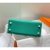 Hermes Kelly 28cm Sellier Bag In Vert Jade Epsom Leather