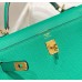 Hermes Kelly 28cm Sellier Bag In Vert Jade Epsom Leather