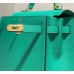 Hermes Kelly 28cm Sellier Bag In Vert Jade Epsom Leather