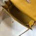 Hermes Kelly 28cm Sellier Bag In Yellow Epsom Leather