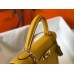 Hermes Kelly 32cm Sellier Bag In Yellow Epsom Leather