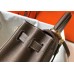 Hermes Kelly 32cm Bag In Taupe Grey Clemence Leather GHW